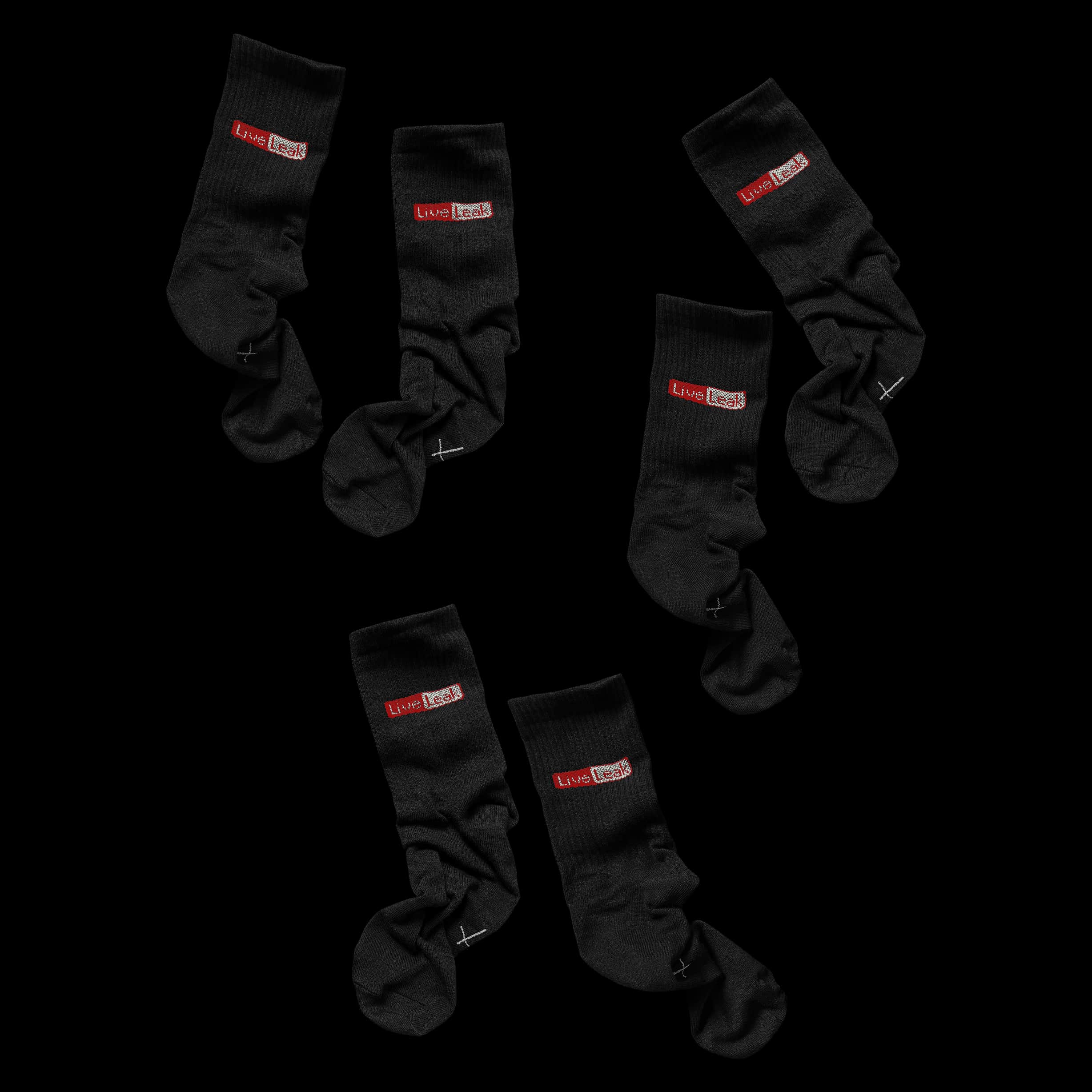 LIVELEAK  HIGH SOCKS 3-PACK